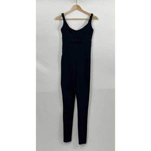 NO KA'OI SZ 1 S Black Outline Cutout One Piece Jumpsuit NWT - Picture 2 of 10